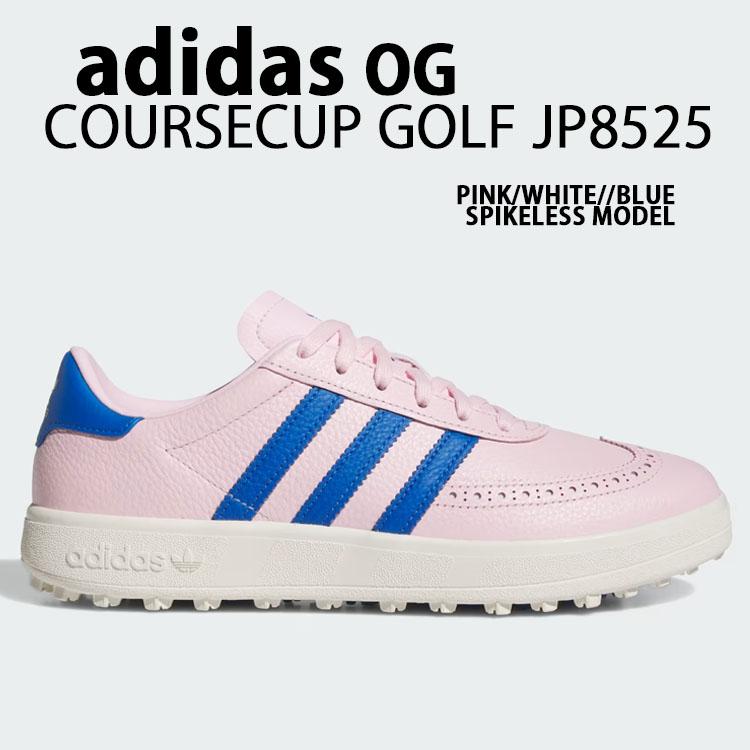 adidas originals アディダス スニーカー COUSECUP GOLF SPIKELESS JP8525 コースカップ ゴルフ スパイクレス PINK WHITE 耐水アッパー adidas（アディダス） adidas originals スニーカー COUSECUP GOLF