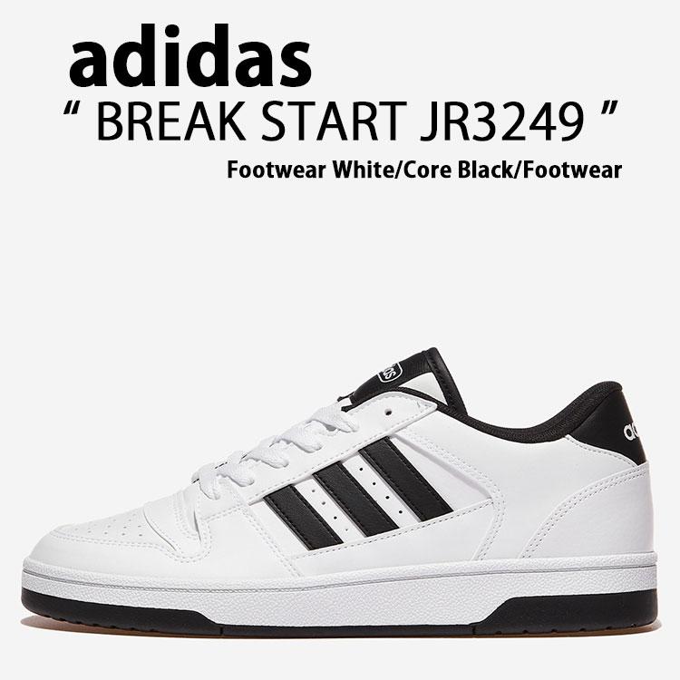 adidas アディダス スニーカー BREAK START JR3249 ブレイク スタート Footwear White/Core Black/Footwear White シューズ 3ストライプ フットウェアホワイト コアブラック adidas（アディダス） スニーカー BREAK START JR3249 ブレイク