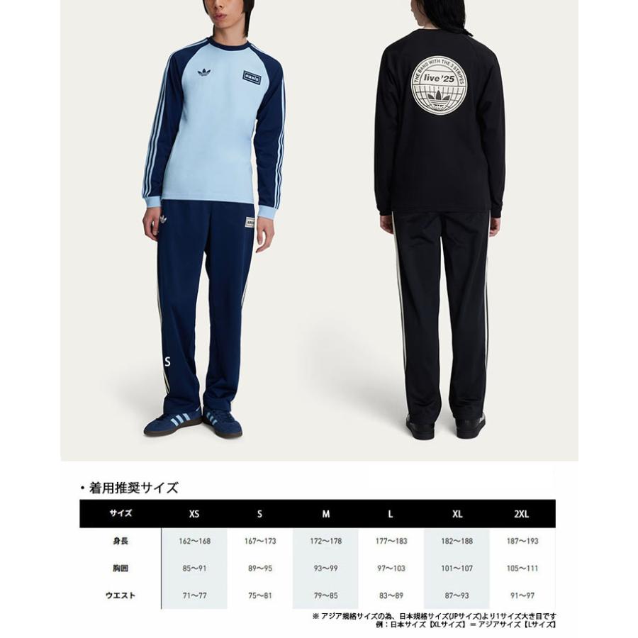 adidas Originals×Oasisツアースリーストライプス長袖Tシャツ adidas Originals × Oasis ツアー スリーストライプス 長袖Tシャツ