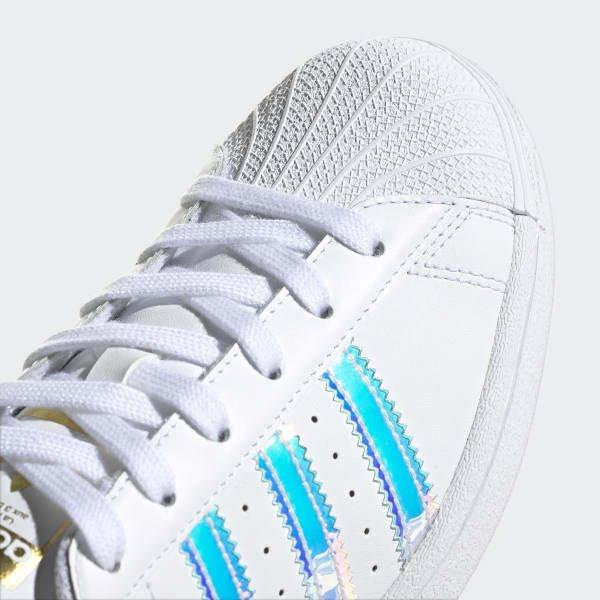 adidas アディダス スニーカー SUPER STAR W FX7565 スーパースター White Iridescent オーロラ FX7565 メンズ レディース【中古】未使用品｜snkrs-aclo｜05