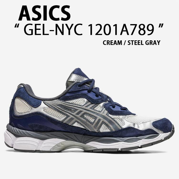 ASICS asics アシックス スニーカー GEL-NYC CREAM STEEL GRAY ASICS asics アシックス スニーカー GEL-NYC CREAM STEEL GRAY