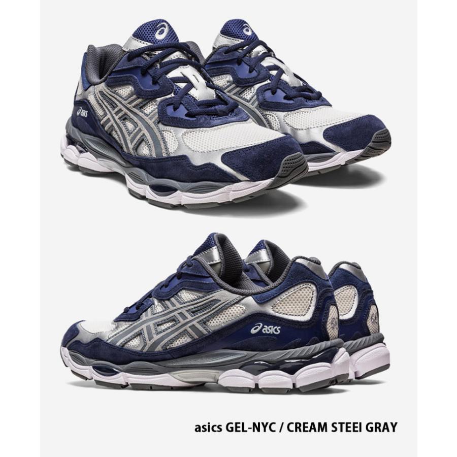 ASICS asics アシックス スニーカー GEL-NYC CREAM STEEL GRAY ASICS asics アシックス スニーカー GEL-NYC CREAM STEEL GRAY