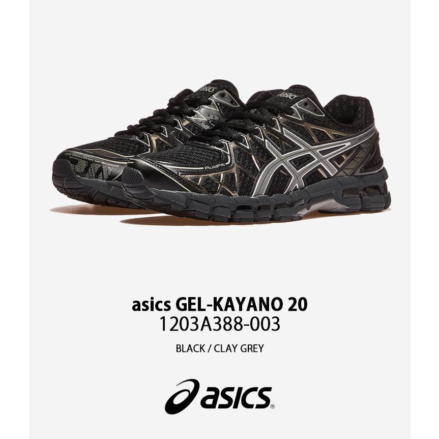 ASICS（アシックス） スニーカー GEL-KAYANO 20 BLACK GREY 1203A388