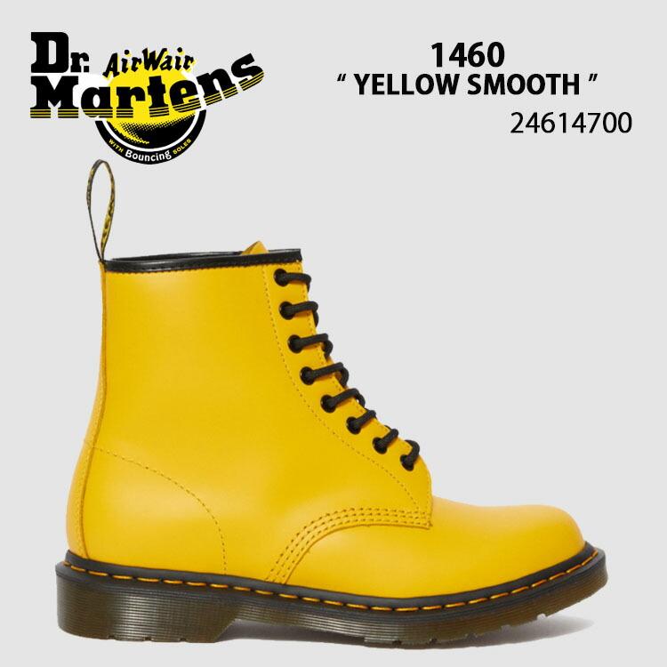 Dr.Martens ドクターマーチン 8ホールブーツ レザーブーツ 1460 8EYE BOOTS 24614700 1460 YELLOW