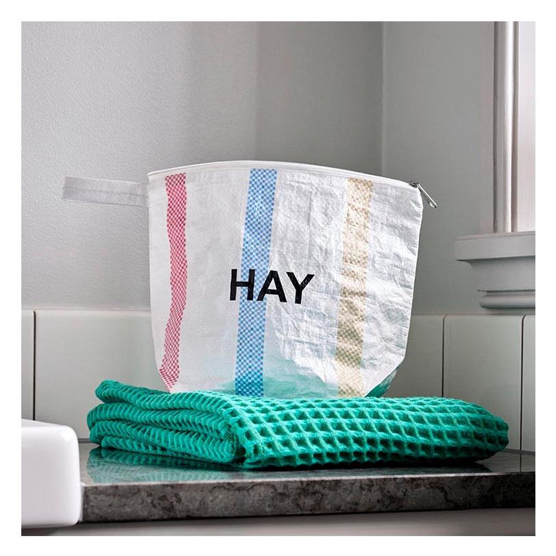 HAY（ヘイ） ポーチ 化粧ポーチ 洗えるポーチバッグ CANDY STRIPE WASH