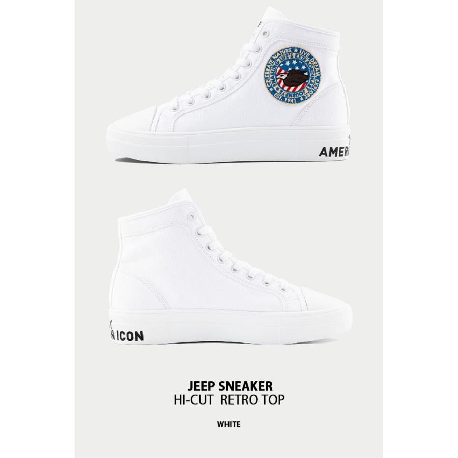 Jeep ジープ スニーカー RETRO TOP SNEAKER UNITED STATE HI-CUT