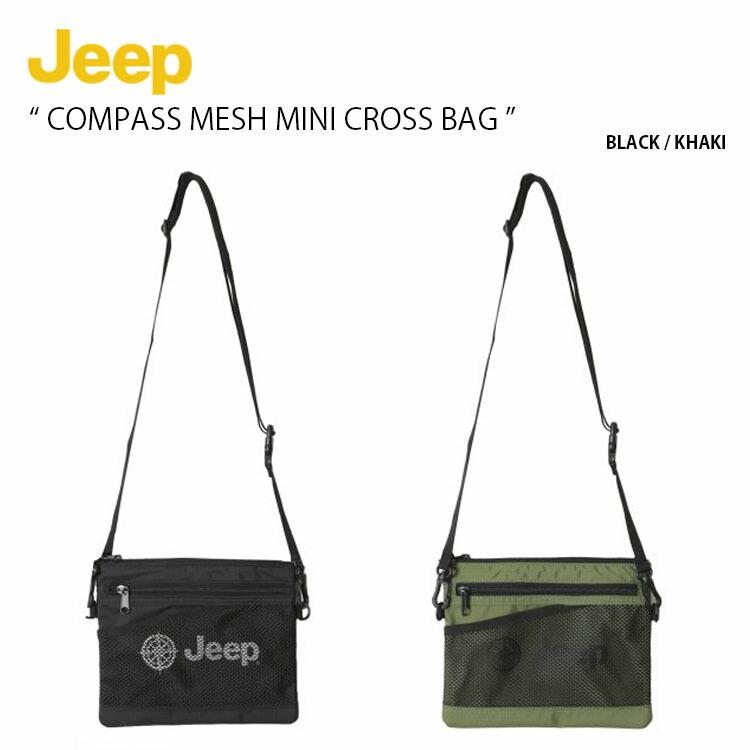 Jeep ジープ ショルダーバッグ COMPASS MESH MINI CROSS BAG コンパス