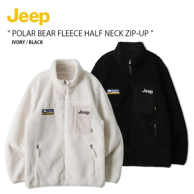 Jeep ジープ フリースジャケット POLAR BEAR FLEECE HALF NECK Jeep ジープ フリースジャケット POLAR BEAR FLEECE HALF NECK