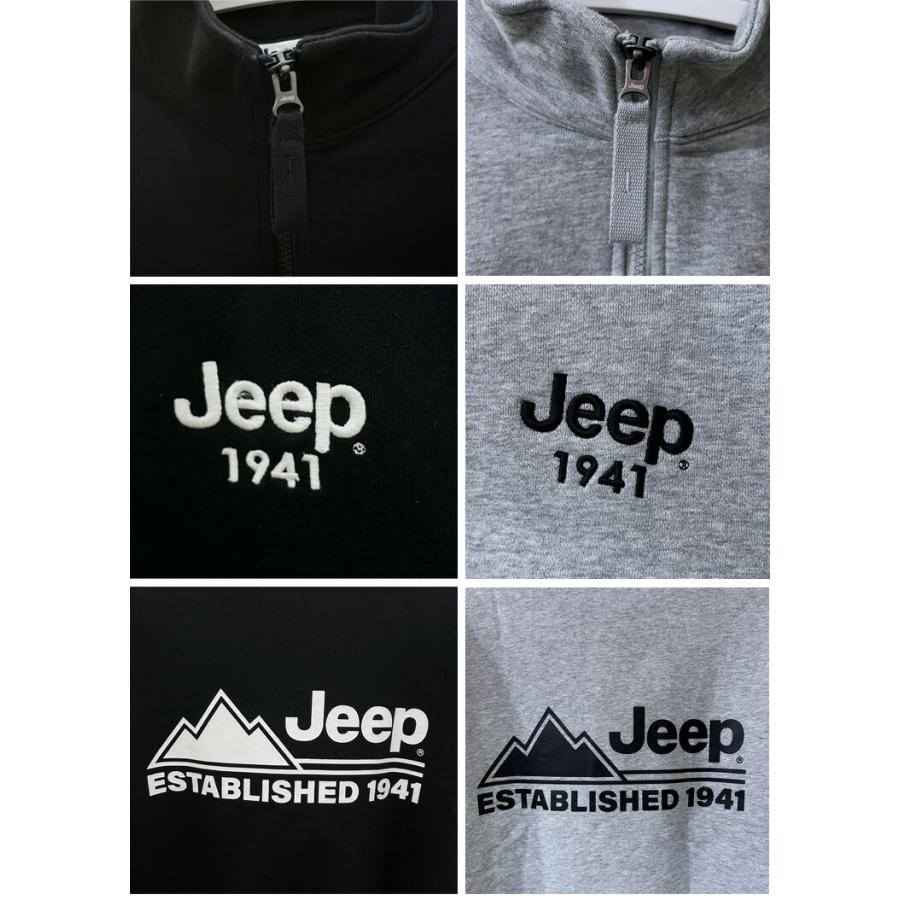Jeep ジープ スウェット Half Zip-Up Sweat ハーフジップ ロゴ Jeep ジープ スウェット Half Zip-Up Sweat ハーフジップ ロゴ