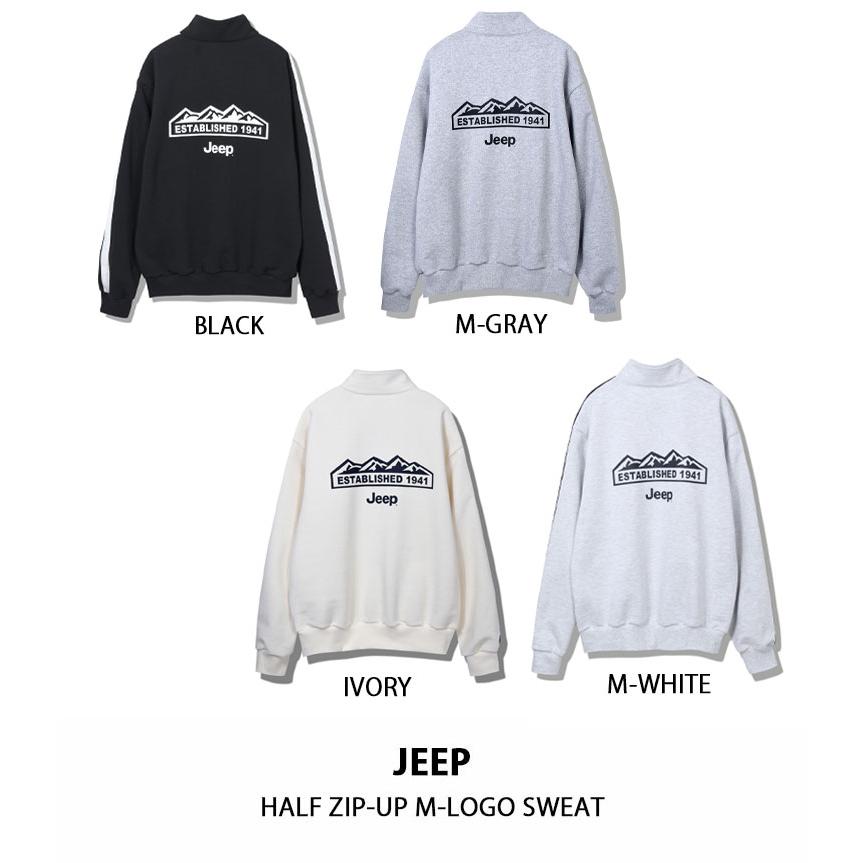 Jeep ジープ スウェット Half Zip-Up M-Logo Sweat ハーフジップ Jeep ジープ スウェット Half Zip-Up M-Logo Sweat ハーフジップ