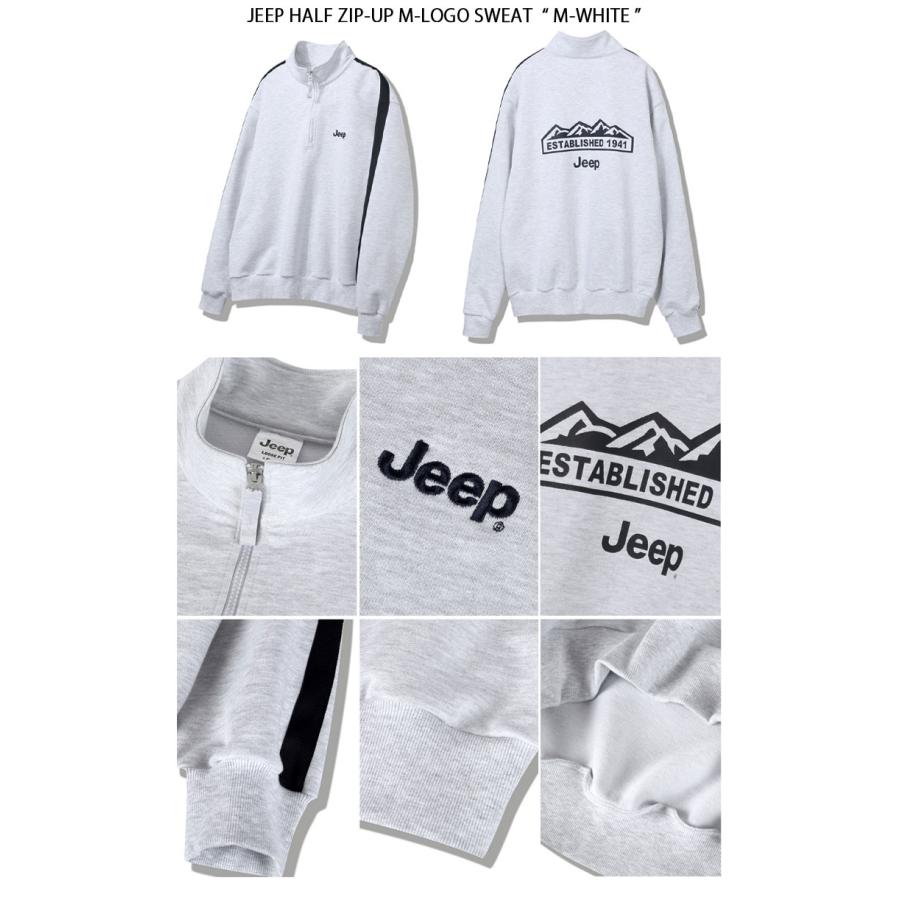Jeep ジープ スウェット Half Zip-Up M-Logo Sweat ハーフジップ Jeep ジープ スウェット Half Zip-Up M-Logo Sweat ハーフジップ