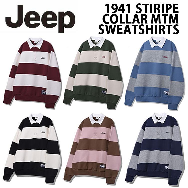 Jeep ジープ スウェット ラグビースウェット ボーダー柄 1941 STRIPE