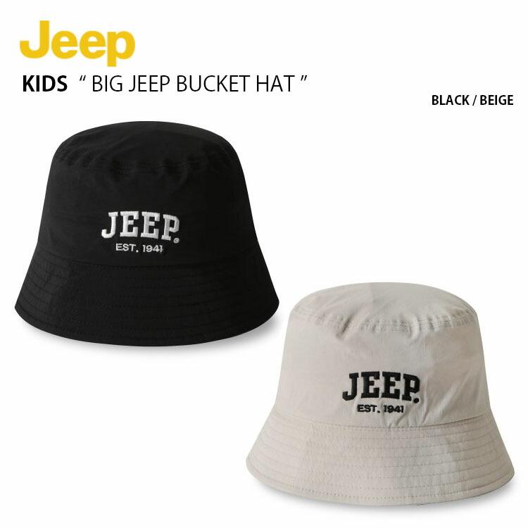 Jeep ジープ キッズ バケットハット BIG JEEP BUCKET HAT ビッグ ジープ バケット ハット 帽子 サファリハット ロゴ