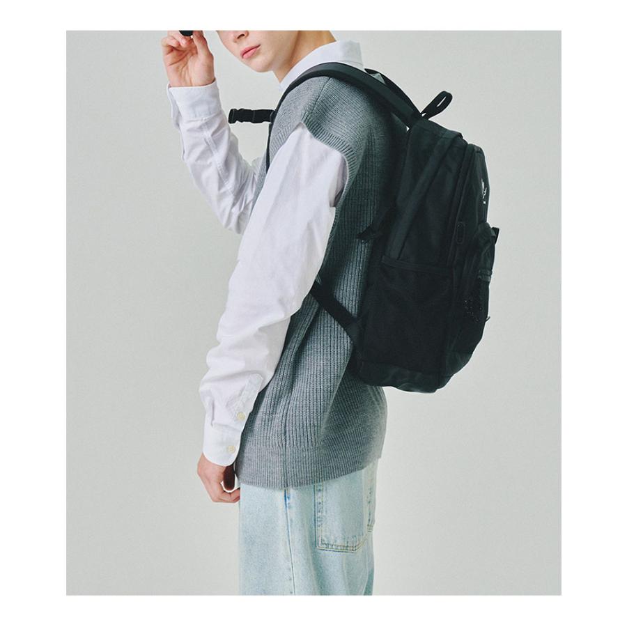 What it isnt Mark Gonzales マークゴンザレス バックパック 2ND LAYER POCKET BACKPACK リュック ポケット BLACK ワットイットイズント 通勤 通学 MG2200BP01｜snkrs-aclo｜03