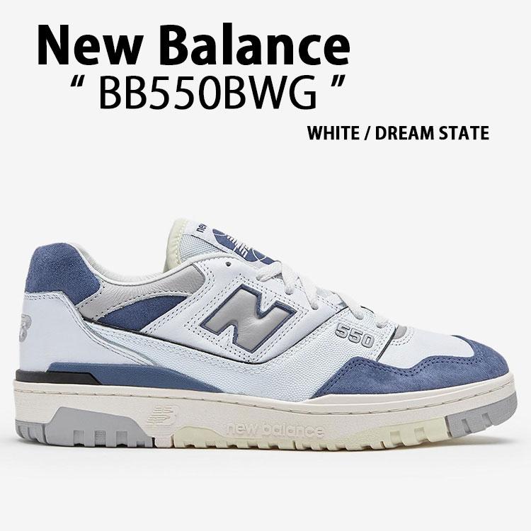 New Balance（ニューバランス） スニーカー BB550BWG WHITE BLUE