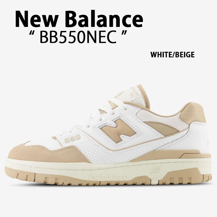 New Balance（ニューバランス） スニーカー BB550NEC WHITE BEIGE 