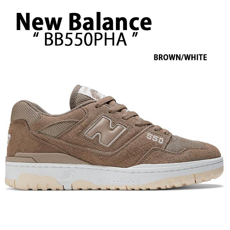 New Balance（ニューバランス） スニーカー BB550PHA BROWN WHITE