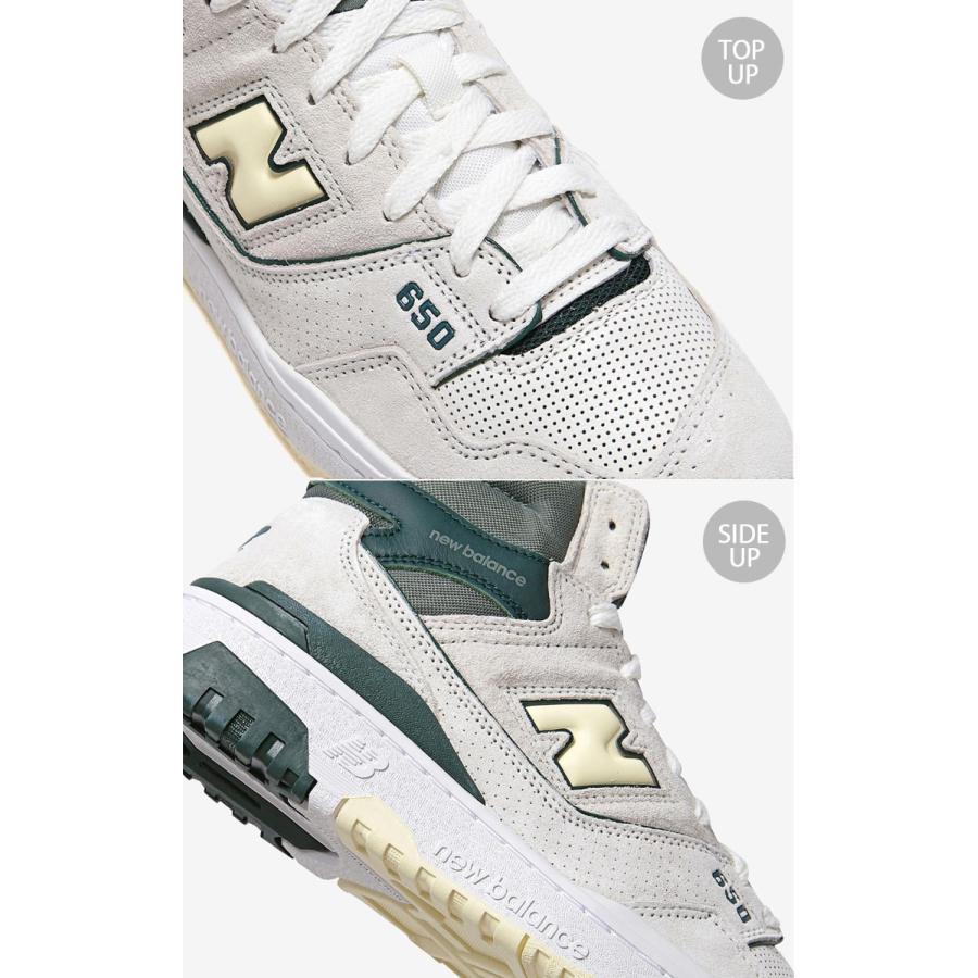 New Balance ニューバランス スニーカー BB650RVG BEIGE GREEN NewBalanceBB650 シューズ ベージュ グリーン ニューバランスBB650 バッシュ レザー 本革｜snkrs-aclo｜06