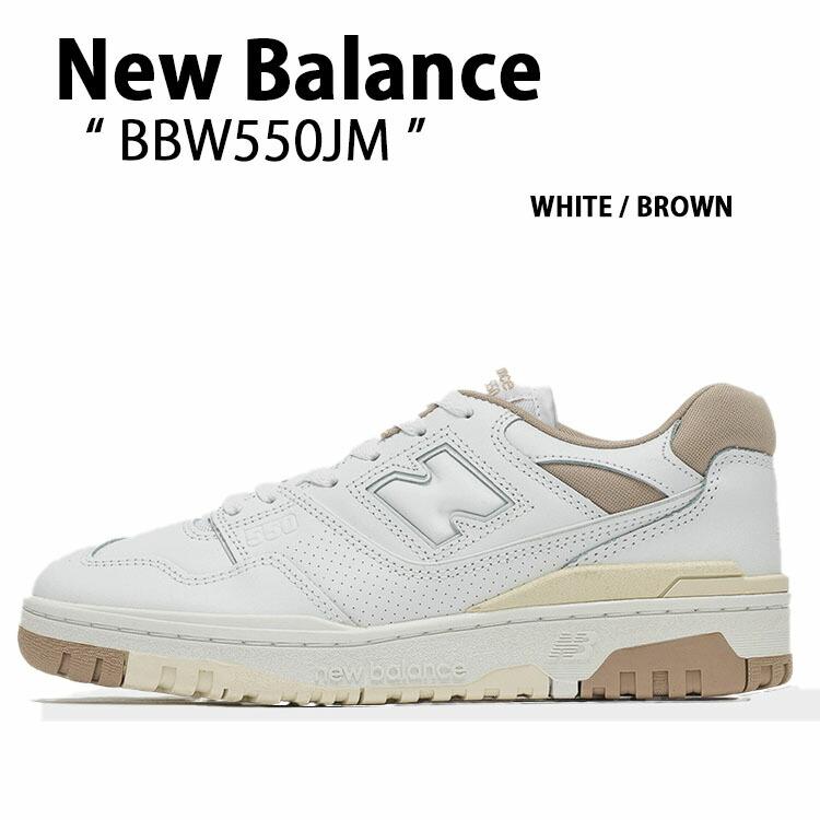 New balance ニューバランス/NBスニーカー アイボリー/BBW550BT/SAランク/75【中古】 New Balance（ニューバランス） スニーカー 550 BBW550JM WHITE BROWN