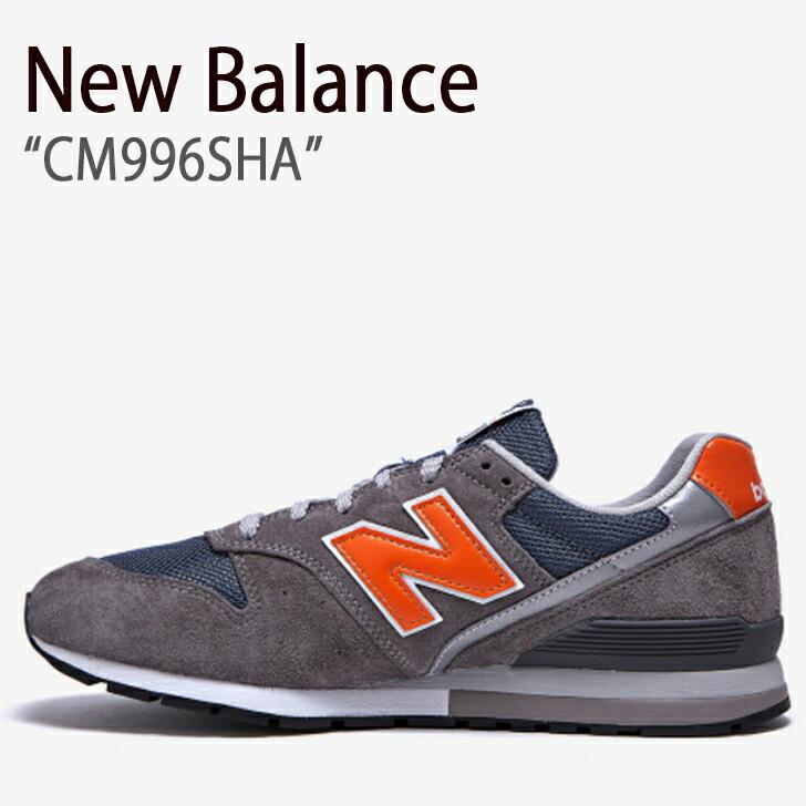 New Balance（ニューバランス） スニーカー 996 グレー オレンジ