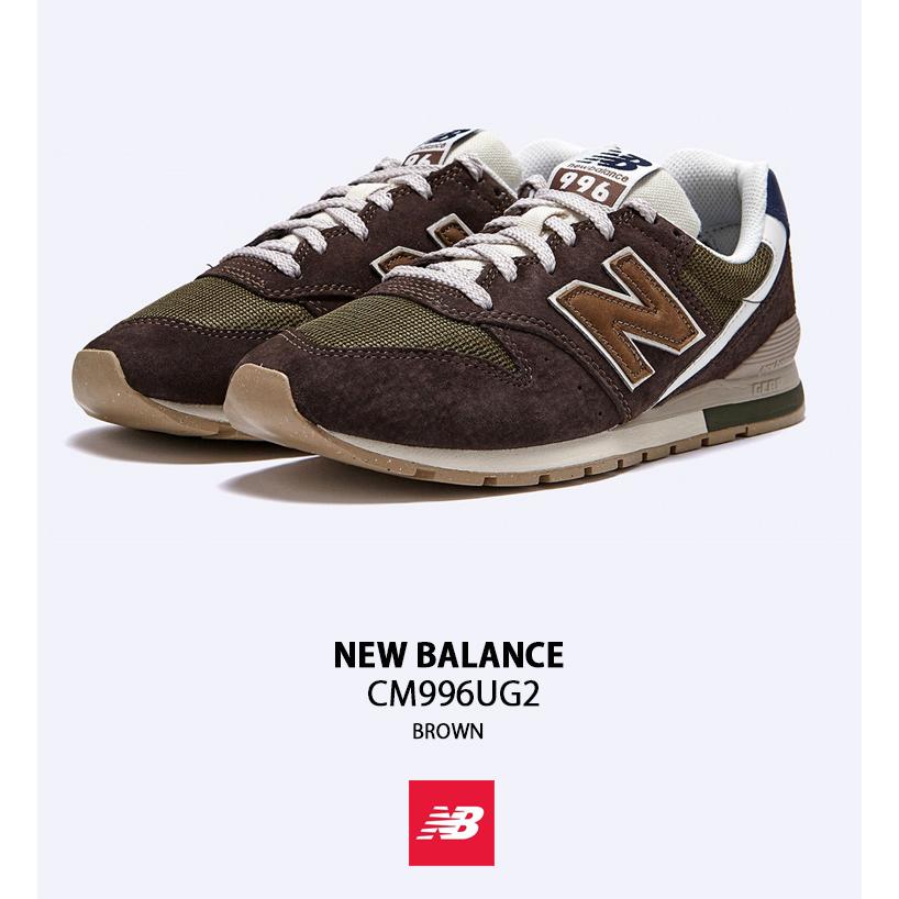 New Balance ニューバランス スニーカー CM996UG2 BROWN シューズ NewBalanceCM996 ニューバランスCM996 ブラウン スウェード メンズ レディース｜snkrs-aclo｜03