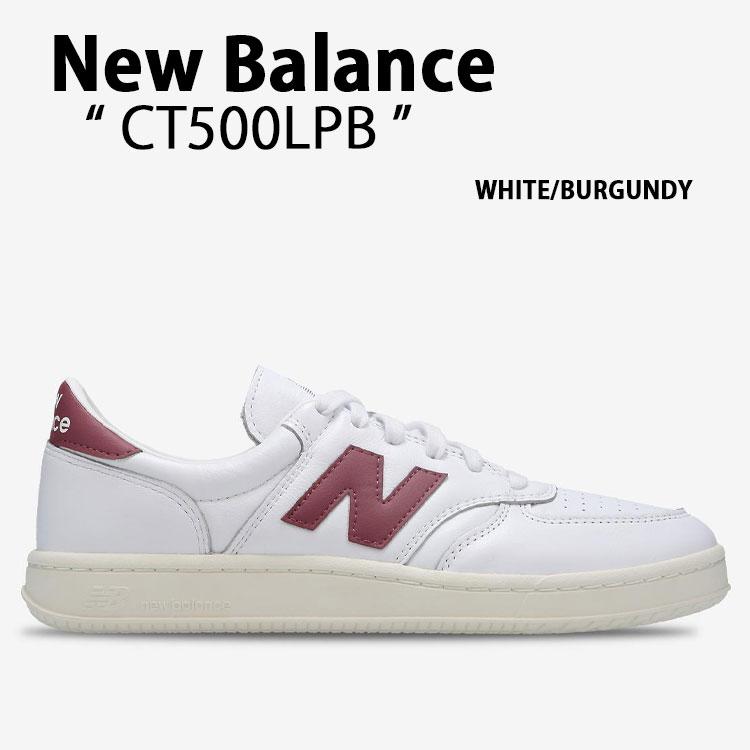 New Balance（ニューバランス） スニーカー CT500LPB WHITE BURGUNDY