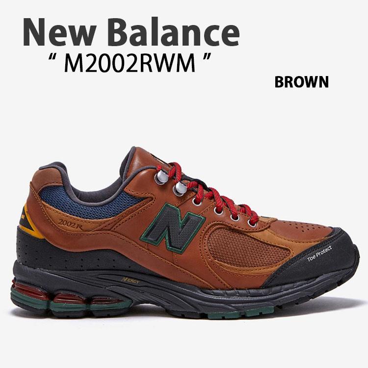 New Balance ニューバランス スニーカー M2002EWM BROWN レザー 本革 