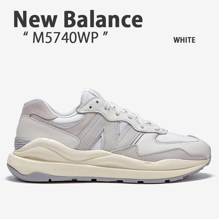 New Balance ニューバランス スニーカー M5740 M5740WP WHITE BEIGE