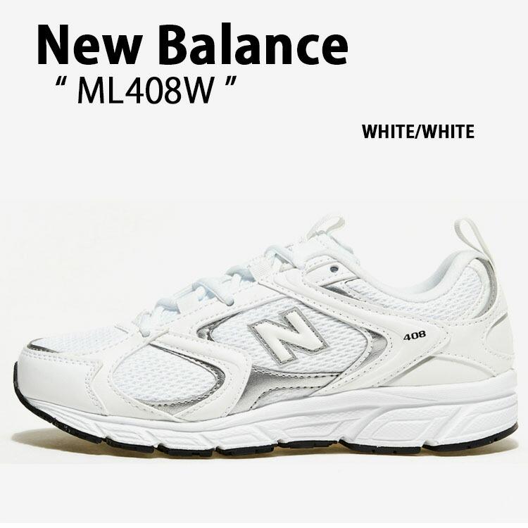 New Balance ニューバランス スニーカー 408 ML408W WHITE シューズ