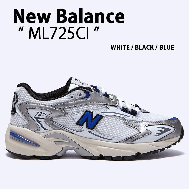 New Balance（ニューバランス） スニーカー ML725CI WHITE BLACK BLUE