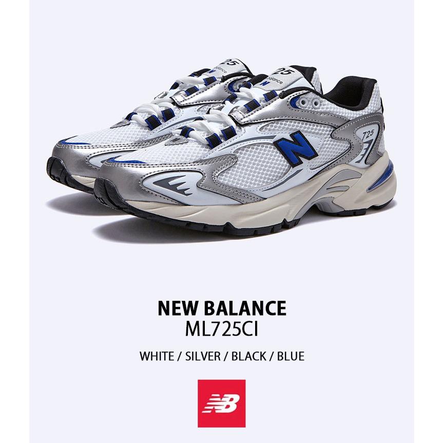 New Balance（ニューバランス） スニーカー ML725CI WHITE BLACK BLUE