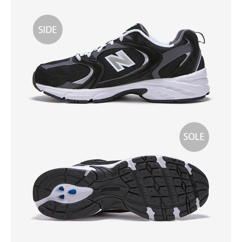 New Balance ニューバランス スニーカー MR530CC BLACK WHITE シューズ スウェード NewBalance530 ニューバランス530 クラシックパック ブラック ホワイト｜snkrs-aclo｜04