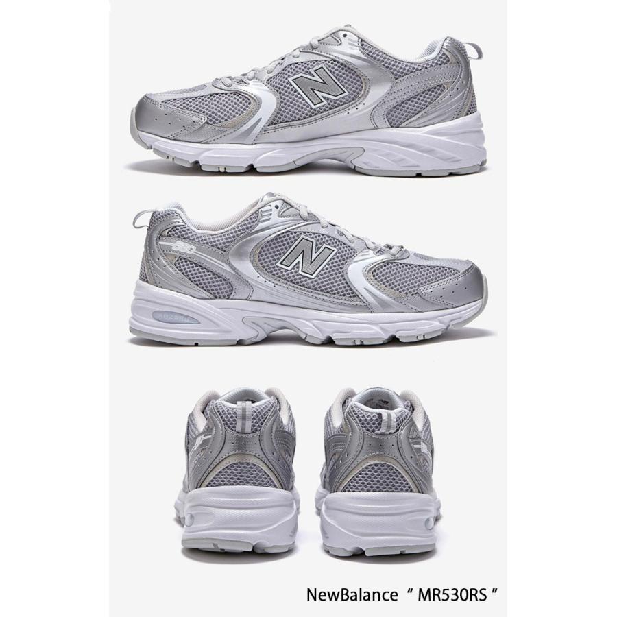 New Balance ニューバランス スニーカー MR530RS NEWBALANCE MR530 SILVER GRAY シューズ ダッドシューズ シルバー グレー メンズ レディース｜snkrs-aclo｜04