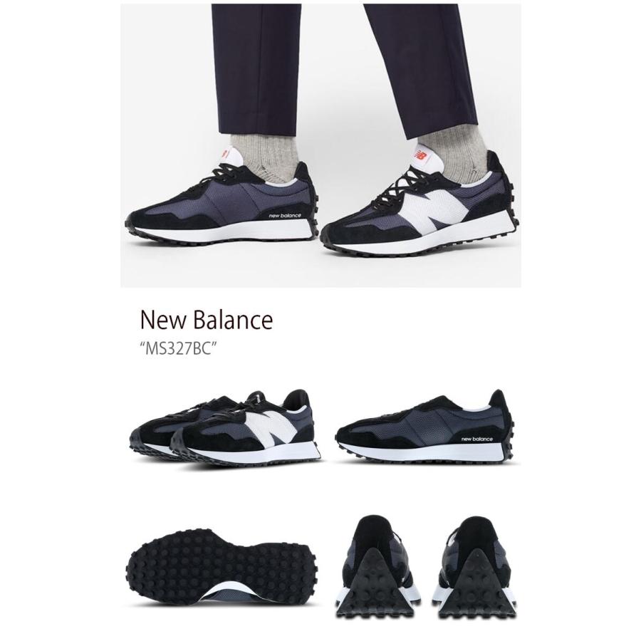 New Balance ニューバランス スニーカー 327 MS327BC ブラック ブラック New Balance（ニューバランス） スニーカー 327 MS327BC : セレクト