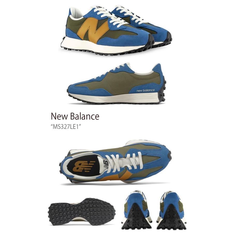■新品25.5cm■ニューバランス 327 オリーブ オールレザー スエード New Balance（ニューバランス） スニーカー 327 MS327LE1 オクシジェン