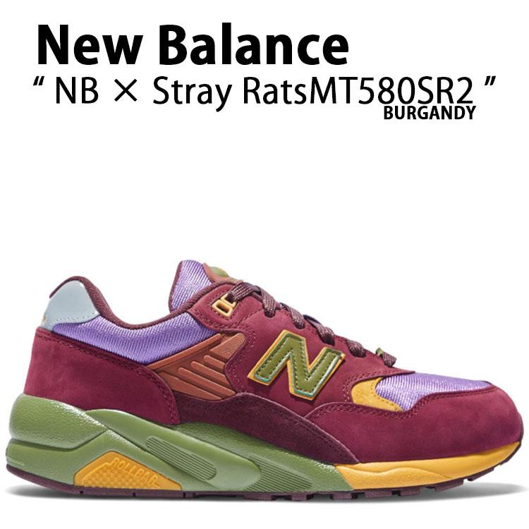 New Balance ニューバランス スニーカー Stray Rats × 580 ストレイ ラッツ MT580SR2 BURGANDY ...