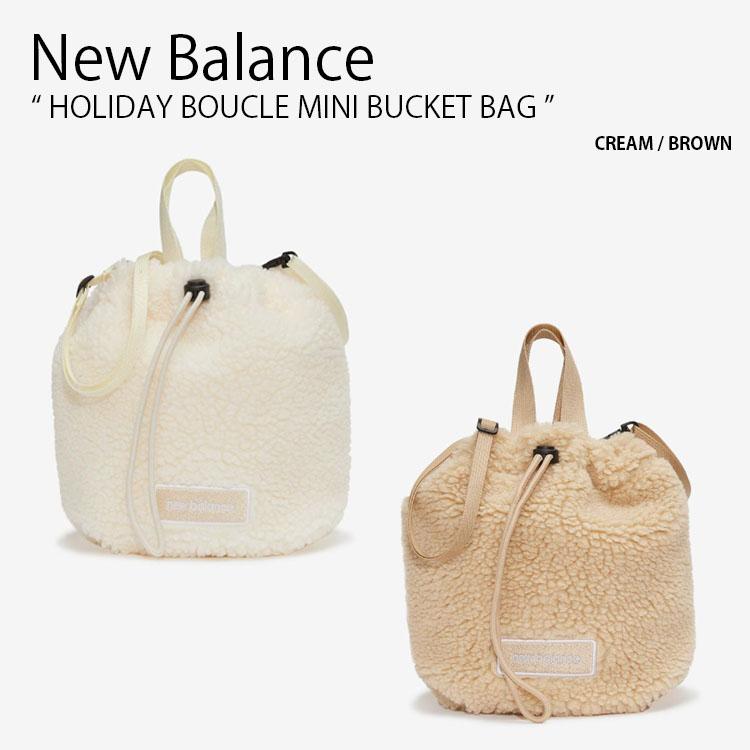 New Balance ニューバランス レディース ショルダーバッグ HOLIDAY BOUCLE MINI BUCKET BAG バケットバッグ 女性用 NBGCECH102 New Balance（ニューバランス） レディース ショルダーバッグ HOLIDAY
