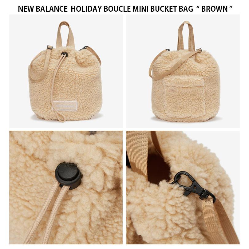 ★NEW BALANCE★HOLIDAY Boucle Mini BUCKET Bag-韓国大人気 New Balance ニューバランス レディース ショルダーバッグ