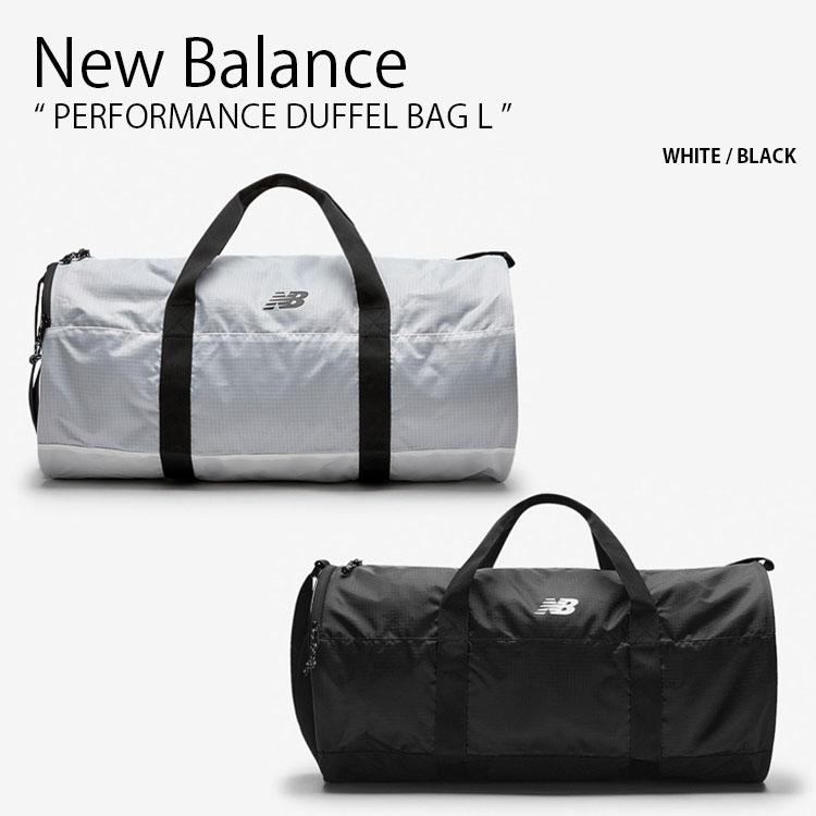 new balance ニューバランス ボストンバッグ 白/黒 New Balance（ニューバランス） ボストンバッグ PERFORMANCE DUFFEL