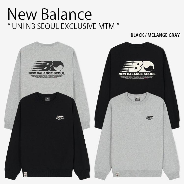New Balance ニューバランス スウェット UNI NB SEOUL EXCLUSIVE MTM ソウル マンツーマン 長袖 メンズ レディース NBNCF2A023 New Balance（ニューバランス） スウェット UNI NB SEOUL EXCLUSIVE