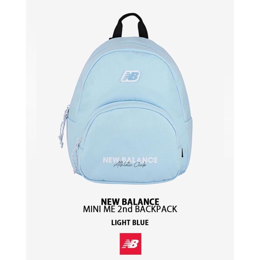 New Balance ニューバランス キッズ リュック MINI ME 2nd BACKPACK ミニリュック キッズリュック BLUE BLACK 子供用リュック かばん ロゴ 通園 NK8AFS403U