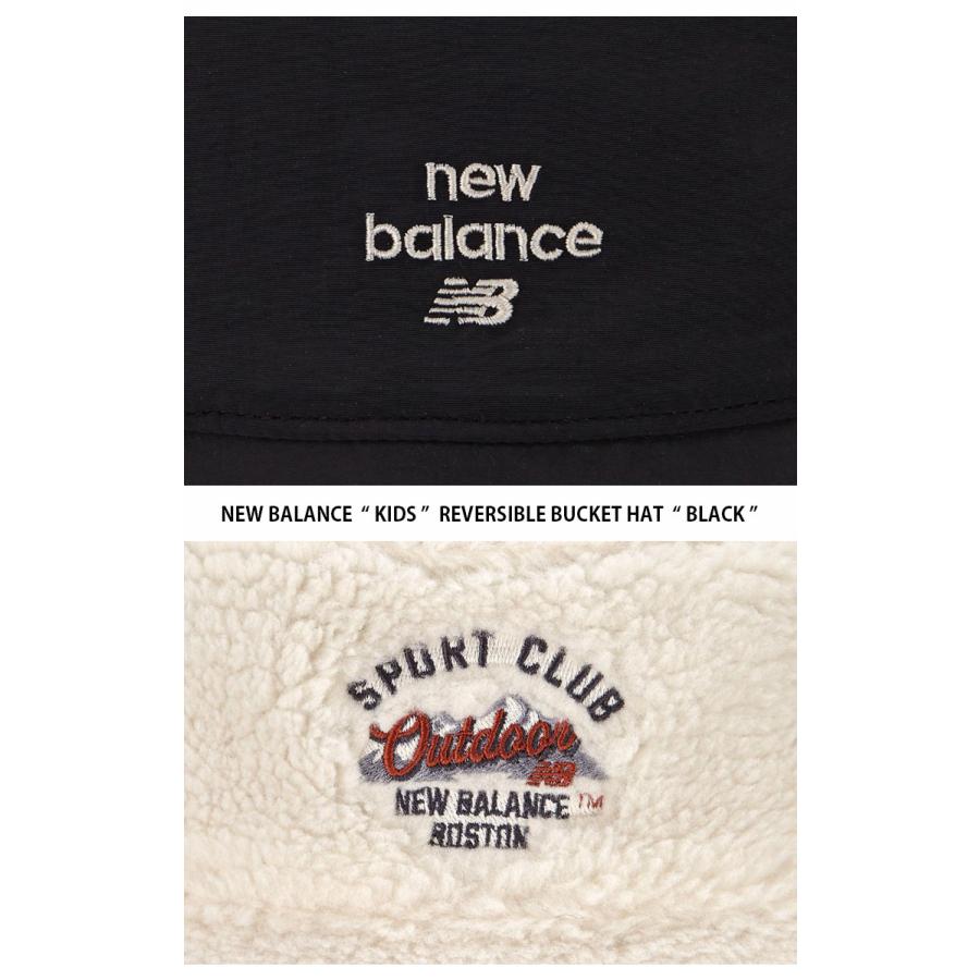 New Balance ニューバランス キッズ バケットハット REVERSIBLE BUCKET HAT リバーシブル バケット ハット 帽子 イヤーマフラー 耳あて 子供用 NK8BDF301Uの画像
