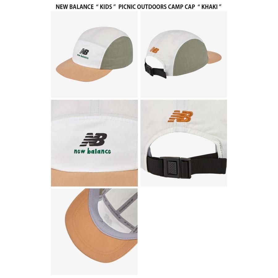 New Balance ニューバランス キッズ ベースボールキャップ PICNIC OUTDOORS CAMP CAP ピクニック アウトドア キャンプ キャップ 帽子 子供用 NK8BDS104Uの画像
