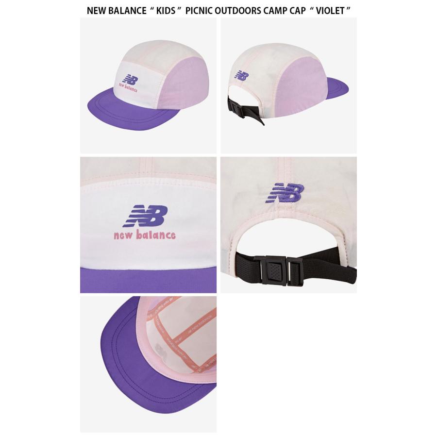 New Balance ニューバランス キッズ ベースボールキャップ PICNIC OUTDOORS CAMP CAP ピクニック アウトドア キャンプ キャップ 帽子 子供用 NK8BDS104Uの画像