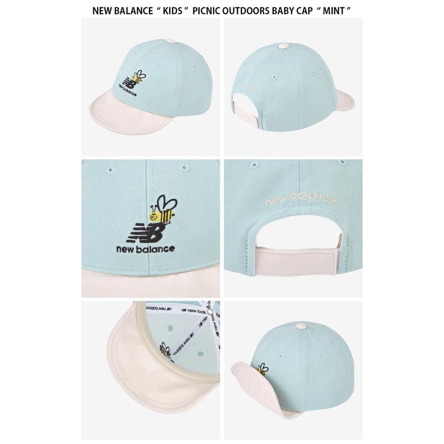 New Balance ニューバランス キッズ ベースボールキャップ PICNIC OUTDOORS BABY CAP ピクニック アウトドア ベビー キャップ 帽子 子供用 NK8DS501Uの画像