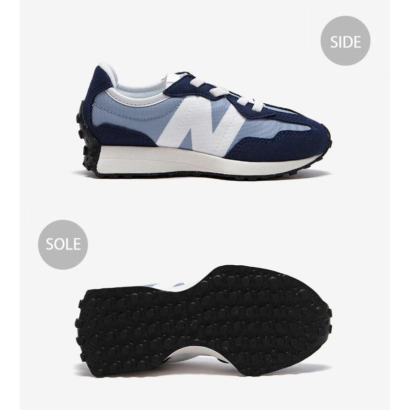 New Balance ニューバランス キッズ スニーカー NewBalance 327 BLUE キッズシューズ ブルー ベルクロ PH327LA ベビー用 キッズ用 ジュニア用 子供用｜snkrs-aclo｜05