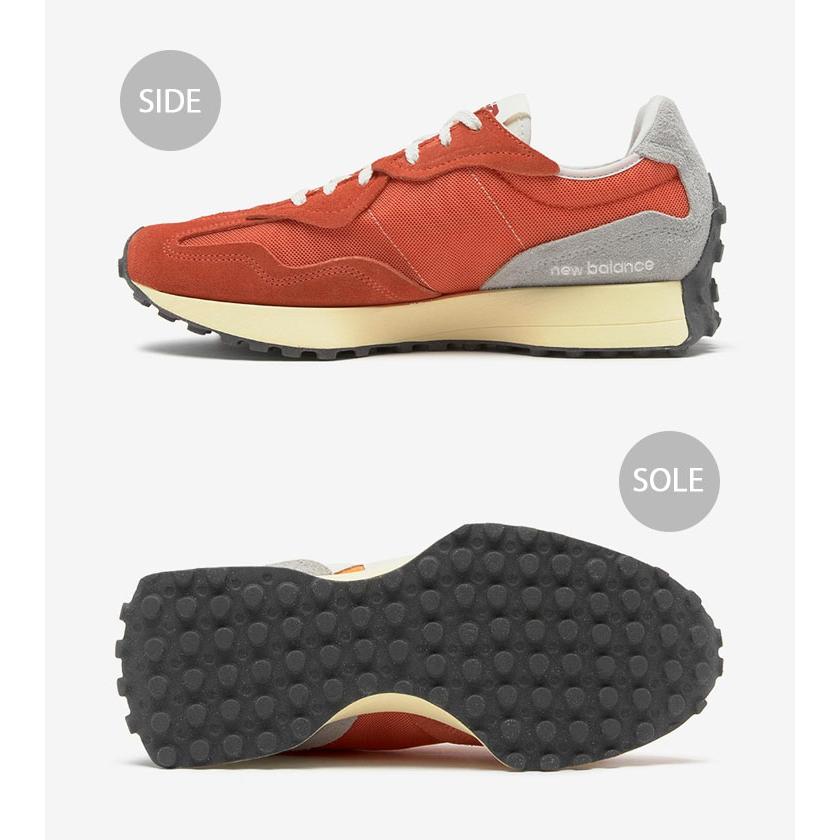 New Balance（ニューバランス） スニーカー U327WRC ORANGE WHITE GRAY