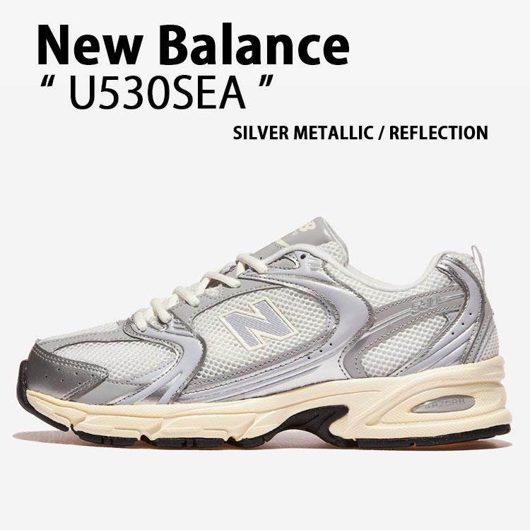 New Balance メタリックシルバー スニーカー New Balance（ニューバランス） スニーカー U530SEA SILVER METALLIC