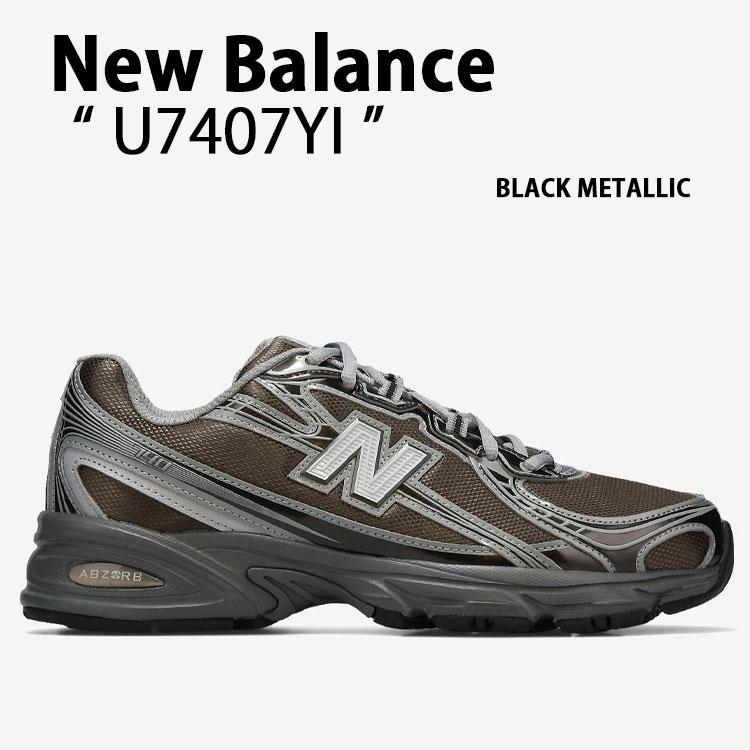 New Balance ニューバランス スニーカー U7407YI シューズ NewBalance740 ランシュー メッシュ BLACK ブラック メンズ レディース New Balance（ニューバランス） スニーカー U7407YI シューズ
