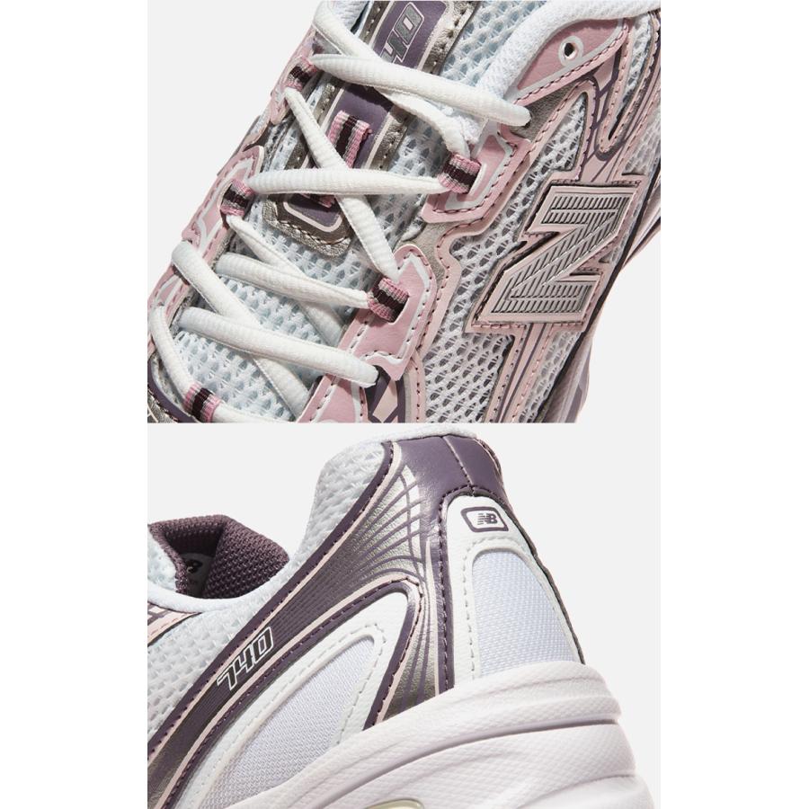 New Balance（ニューバランス） スニーカー U740PK2 WHITE PINK SILVER
